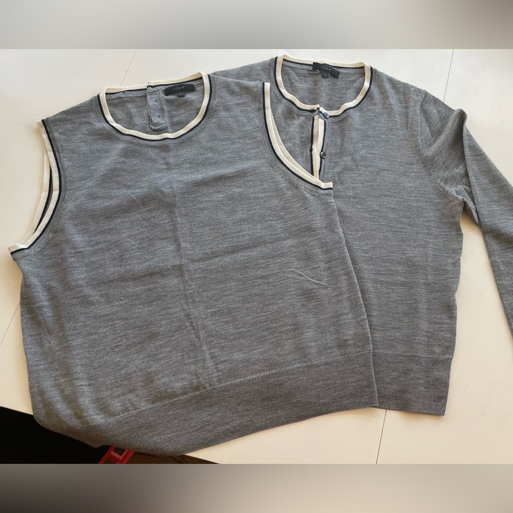 JCrew merino wool sweater set, XL.  Never worn.